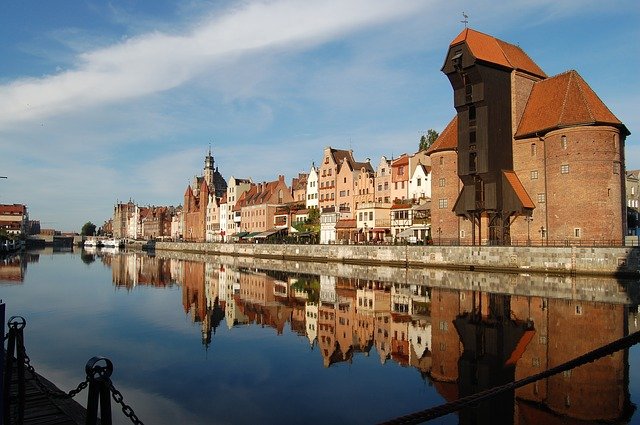 Ilustracja: Gdańsk, Motława (fot. drzalek83/Pixabay).