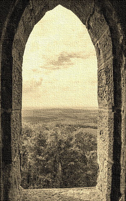 Zdjęcie okna na zamku